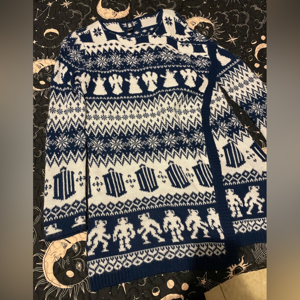 Hot Topic Doctor Who Limited Edition Open Front Cardigan - Picture 3 of 7